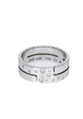 Bague 54 Bague DINH VAN Seventies MM en Or Blanc 750/1000 58 Facettes 62492-58182