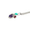 Collier Collier Chaumet "Attrape-moi... si tu m'aimes", or blanc, diamants, pierres de couleurs. 58 Facettes 30683