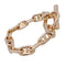 Bracelet Bracelet maille marine, or rose. 58 Facettes 32746