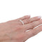 Bague 54 Alliance tour complet or blanc, diamants. 58 Facettes 32467