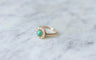 Bague Bague Marguerite turquoise & perles 58 Facettes