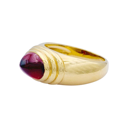 Bague 54 Bague Boucheron, "Jaïpur", or jaune, grenat. 58 Facettes 32643