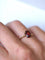 Bague or et grenat 58 Facettes