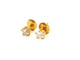 Boucles d'oreilles Boucles d'oreilles Puces Or jaune Diamant 58 Facettes 06429CD