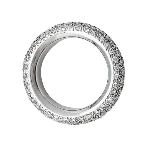 Bague 53 Bague Pomellato or blanc, pavage diamants. 58 Facettes 30963