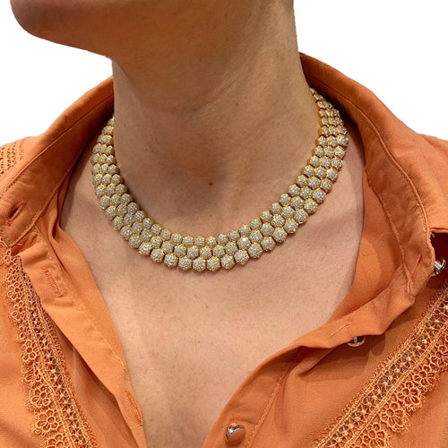 Collier Collier Piaget "Glancy" en or jaune et diamants. 58 Facettes 30887