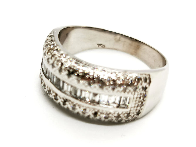 Bague 70 Bague Or blanc Diamant 58 Facettes 1132902CD