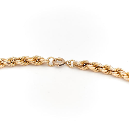 Collier Collier Maille torsadée Or jaune 58 Facettes 1752284CN