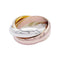 Bague 51 Bague Cartier, Trinity", trois ors. 58 Facettes 32919