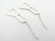 Boucles d'oreilles boucles d'oreilles HERMES ever chaine d'ancre mm en argent 925 s 58 Facettes 254022
