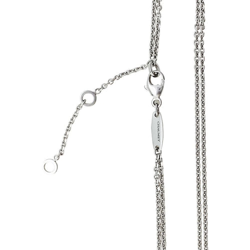 Collier Collier Chaumet "Attrape-moi... si tu m'aimes", or blanc, diamants, pierres de couleurs. 58 Facettes 30683