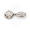 Collier Pendentif Or blanc Diamant 58 Facettes 2024920CN