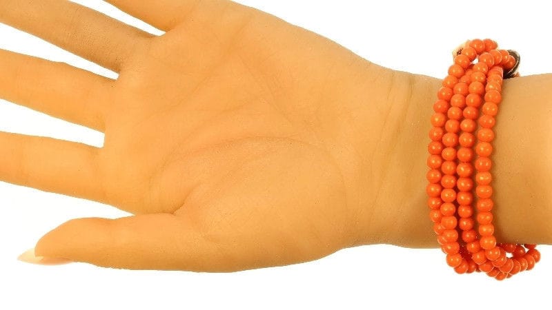 Bracelet Bracelet corail 58 Facettes 10015-4360
