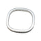Bague 50 Alliance Dinh Van, "Carrée", or blanc et diamants. 58 Facettes 31305