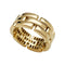 Bague 54 Bague Cartier "Maille Panthère" or jaune et diamants. 58 Facettes 31001