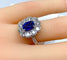 Bague 52 Bague marguerite saphir et diamants 58 Facettes AB160