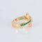 Bague Bague Emeraudes pavage Diamants 58 Facettes 1