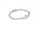 Bague 54 Bague Chaînette Or blanc Diamant 58 Facettes 578687RV