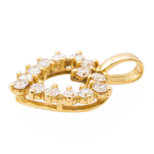 Pendentif Pendentif Coeur Or jaune Diamant 58 Facettes 2301530CN