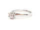 Bague 53 Bague Solitaire Or blanc Diamant 58 Facettes 06343CD