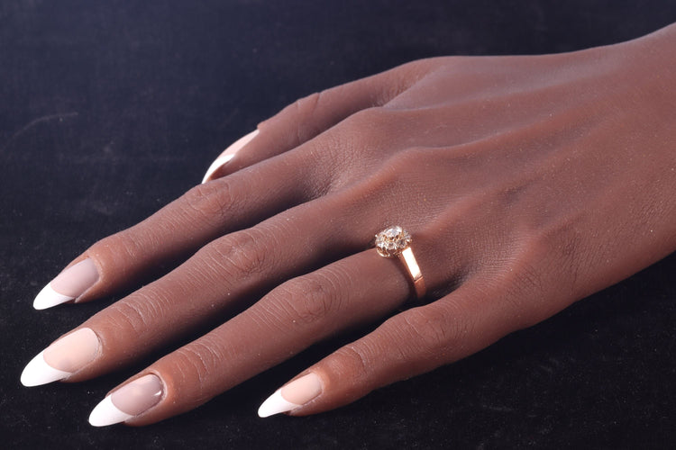 Bague 59 Bague en or rose, diamants 58 Facettes 22347-0071