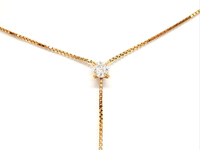 Collier Collier Or rose Diamant 58 Facettes 578809RV