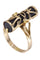 Bague 53 Bague or jaune TIKI 58 Facettes 081851