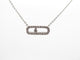 Collier collier MESSIKA move uno pave 04708-wg 35 a 42 cm or blanc 58 Facettes 252149