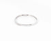 Bracelet Bracelet or gris rigide ouvrant en diamant 58 Facettes