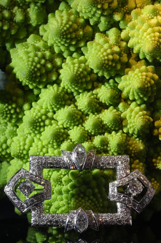 Broche Broche platine, diamant 58 Facettes 22329-0041