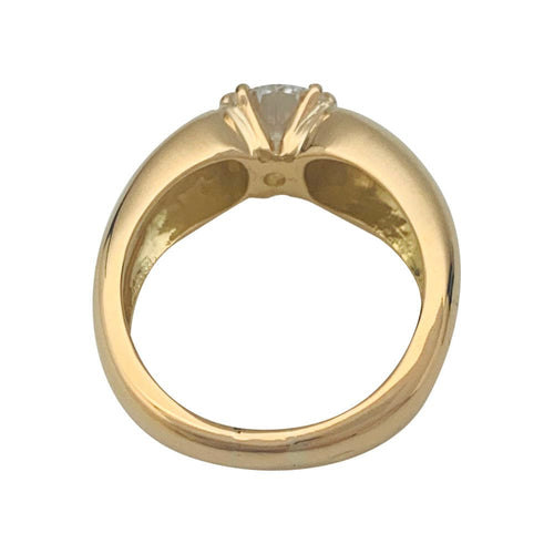 Bague 52 Bague jonc en or jaune, diamant 1,27 carat. 58 Facettes 31298