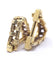 Boutons de manchette Jaune / Or 750 Paire de boutons de manchettes en or tressé 58 Facettes 120288R