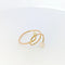 Bague Bague Toi & Moi or jaune et perles 58 Facettes 25382