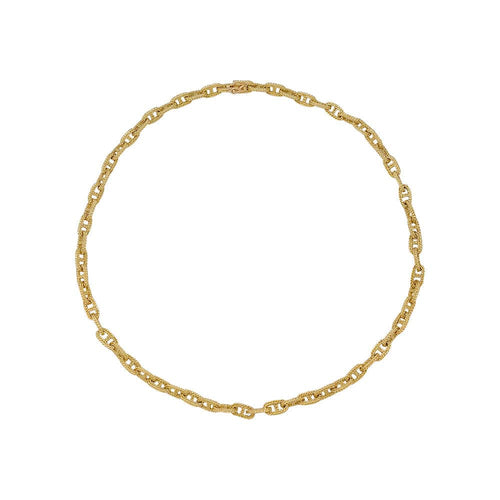 Collier Collier or jaune, maille marine. 58 Facettes 32025