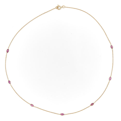 Collier Collier Or jaune Rubis 58 Facettes 1969321CN