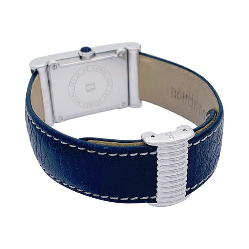 Montre Montre Boucheron, "Reflet", acier, cuir. 58 Facettes 32684