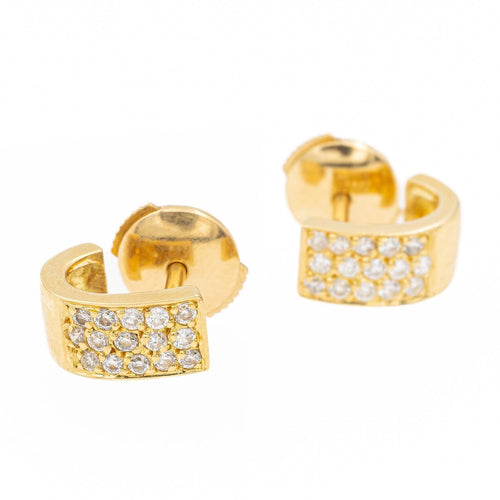 Boucles d'oreilles Boucles d'oreilles Or jaune Diamant 58 Facettes 2238630CN