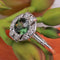 Bague 54 Bague ancienne tourmaline et diamants 58 Facettes 23-174