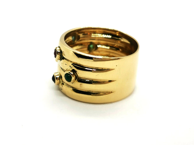 Bague 56 Bague Or jaune Rubis 58 Facettes 979600CN