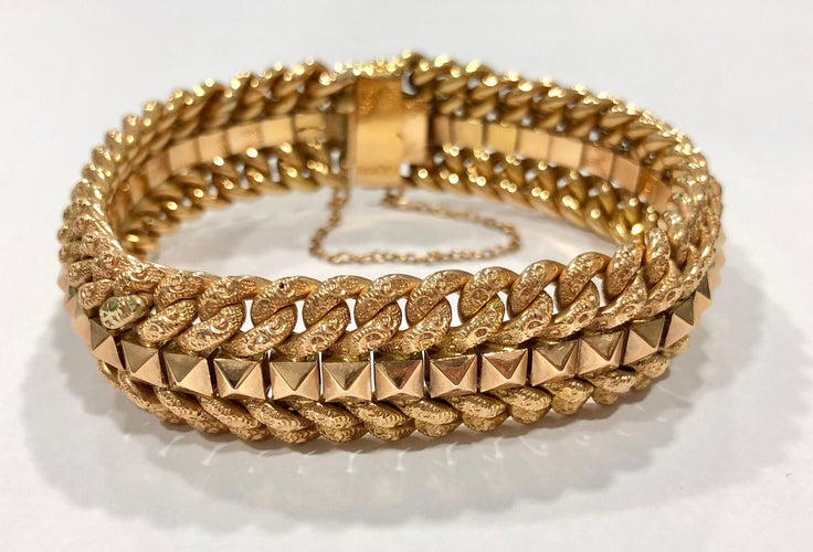 Bracelet Bracelet ancien or rose 58 Facettes