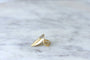 Bague Bague d'ongle vintage or et saphirs 58 Facettes