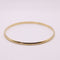 Bracelet Bracelet Jonc Or jaune 18k lisse 58 Facettes