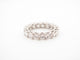 Bague 51 bague alliance americaine platine sertie 17 diamants 3ct 58 Facettes 223699