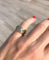 Bague Bague Motifs fleurs Or Jaune Ciselé 58 Facettes