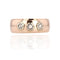 Bague 47 Bague jonc ancienne or rose diamants 58 Facettes 18-018A