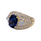 Bague 49 Bague saphir, or jaune et diamants. 58 Facettes 32103
