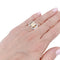 Bague 49 Bague Hermès, "Bakuba", or jaune, argent. 58 Facettes 32721