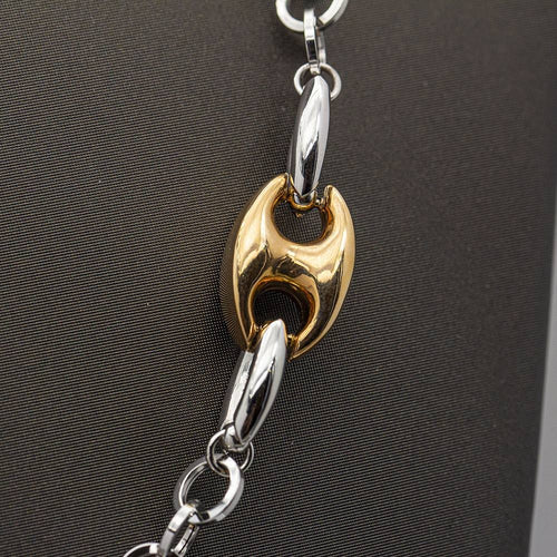 Collier Collier Or rose et blanc 58 Facettes D359656LF
