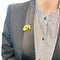 Broche Broche vintage "Teckel", or jaune, diamants. 58 Facettes 32545