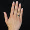 Bague 55 Bague d'occasion or jaune saphirs diamants 58 Facettes 14-066